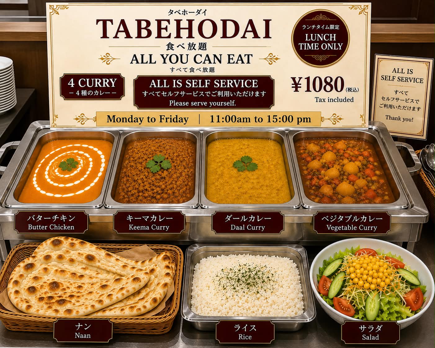 Khanapani Idogaya lunch buffet